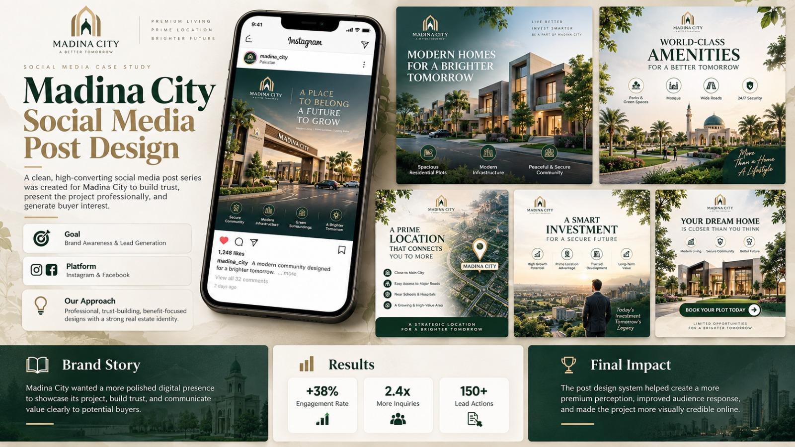 Madina City — Residential Branding project preview