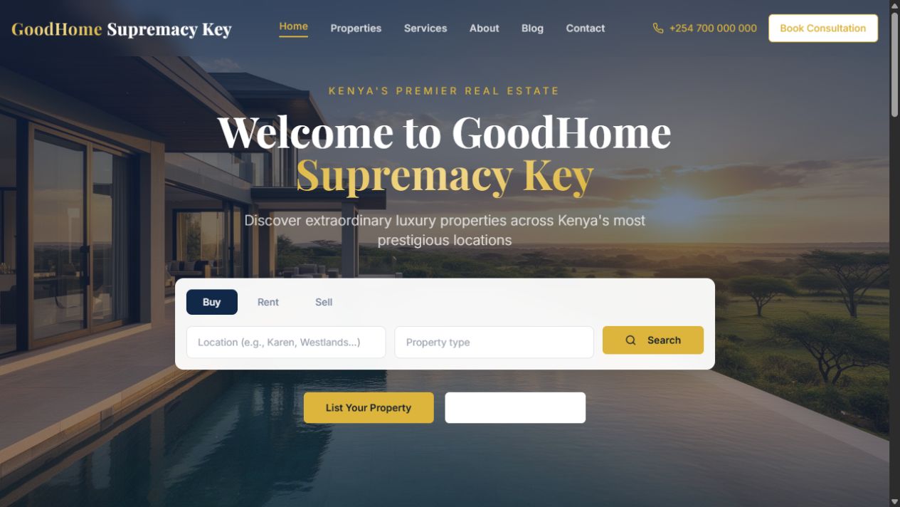 GoodHome Supremacy Key project preview