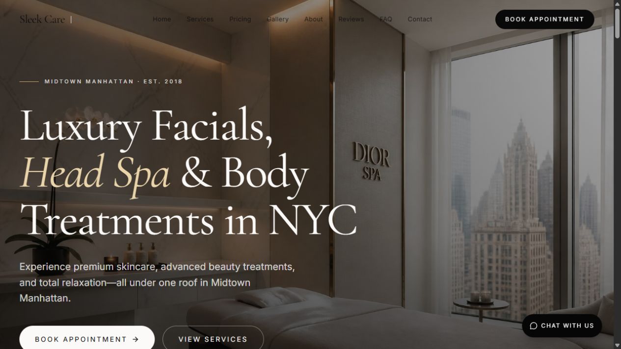 Sleek Care NYC project preview